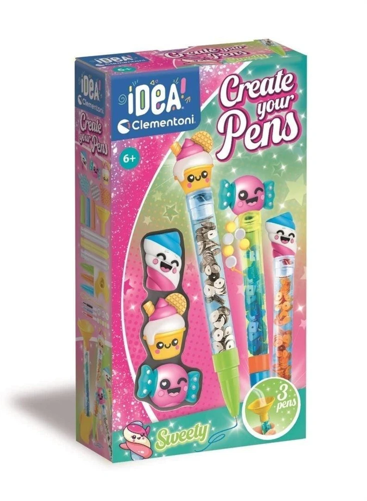 Clementoni Žaislai CLE IDEA Mini fabryka długopisów Słodycze 18408 P