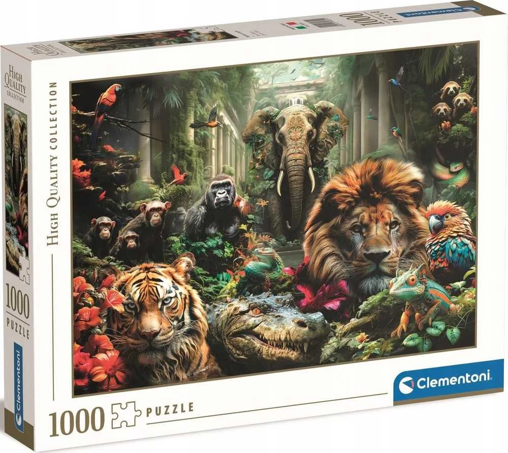 Clementoni Dėlionė 1000 vnt. - Mistinės džiunglės