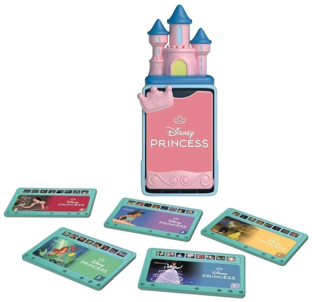 Clementoni Skaidrių kortelių rinkinys „Disney Princesses“, lenkų kalba, 5 vnt.