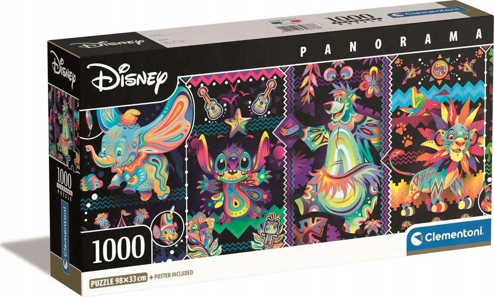 Clementoni Dėlionė 1000 vnt. - Disney personažai