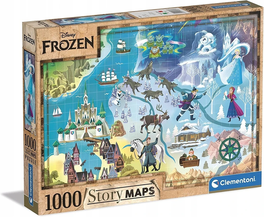 Clementoni Dėlionė 1000 vnt. - Ledo šalis (Frozen)