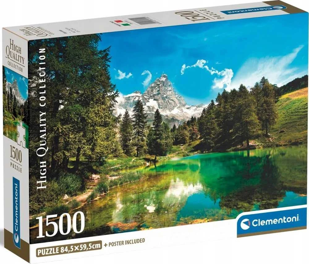 Clementoni Dėlionė 1500 vnt. - Mėlynasis ežeras