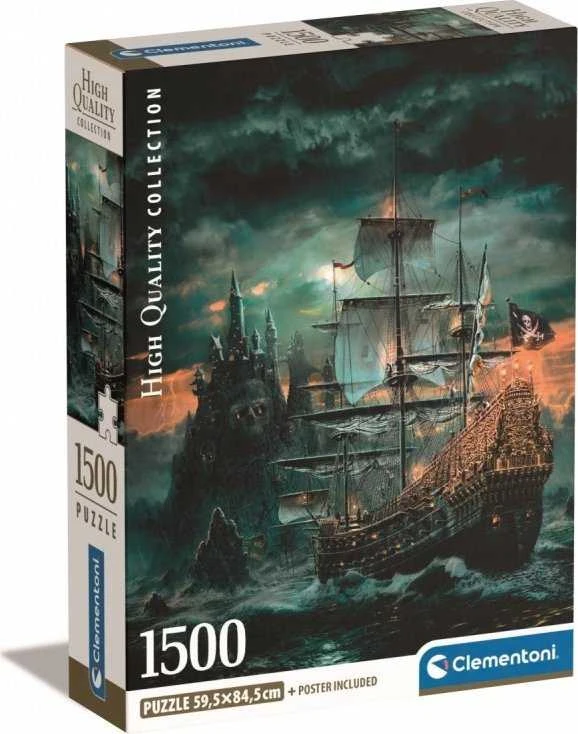 Clementoni Dėlionė 1500 vnt. - Piratų laivas