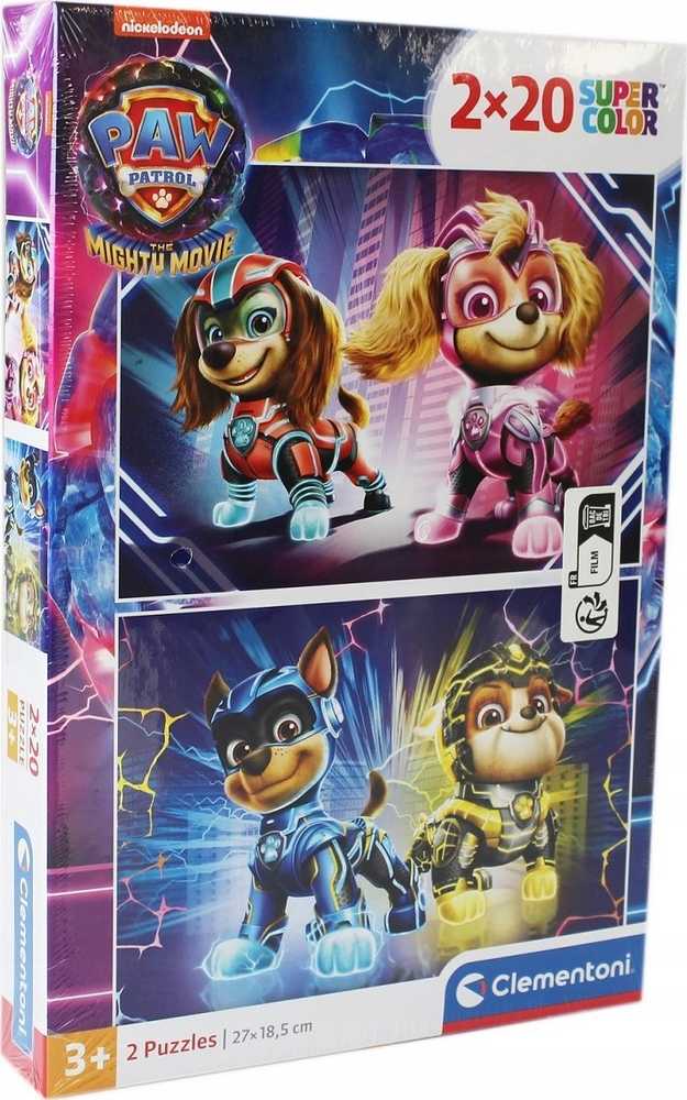 Clementoni Dėlionė 2x20 vnt. - Šunyčiai patruliai (PAW Patrol)
