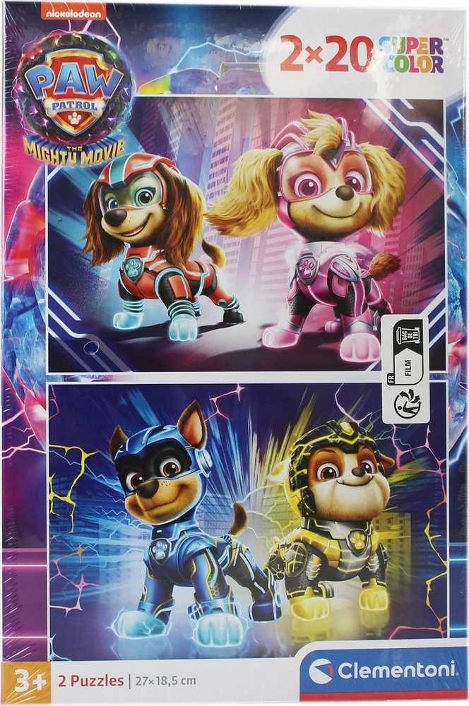 Clementoni Dėlionė 2x20 vnt. - Šunyčiai patruliai (PAW Patrol)