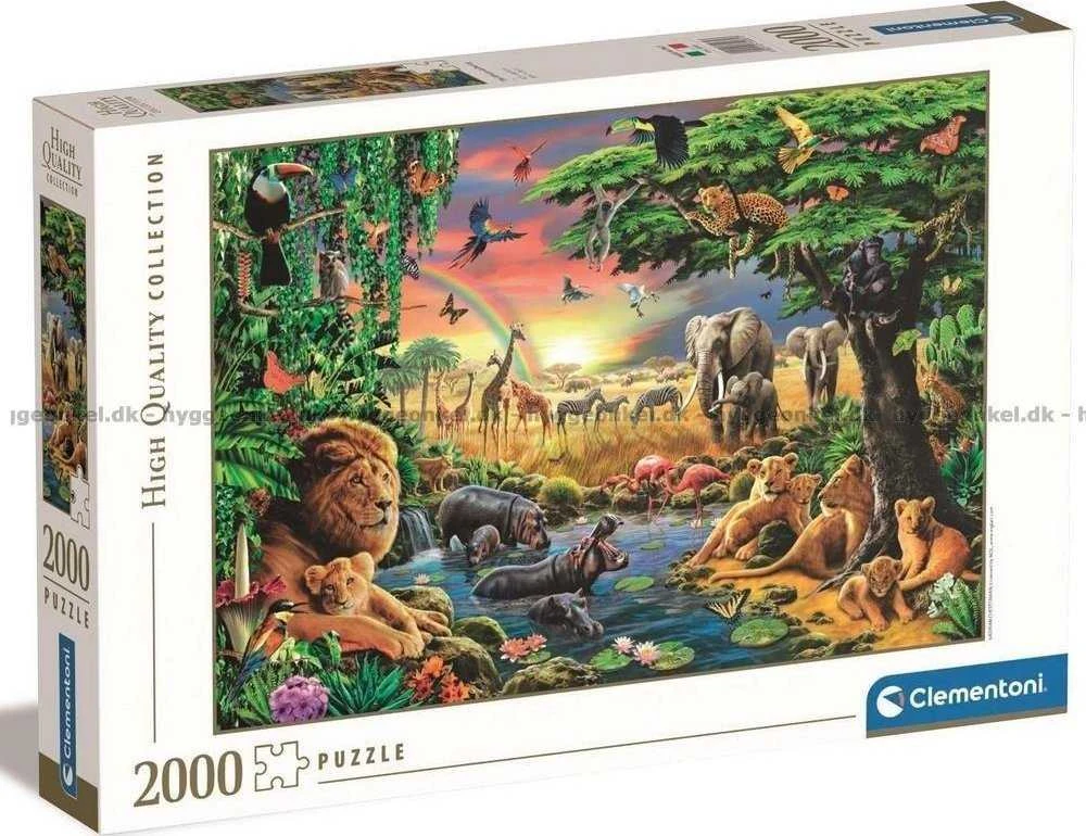 Clementoni Dėlionė 2000 vnt. - Afrikos gyventojai