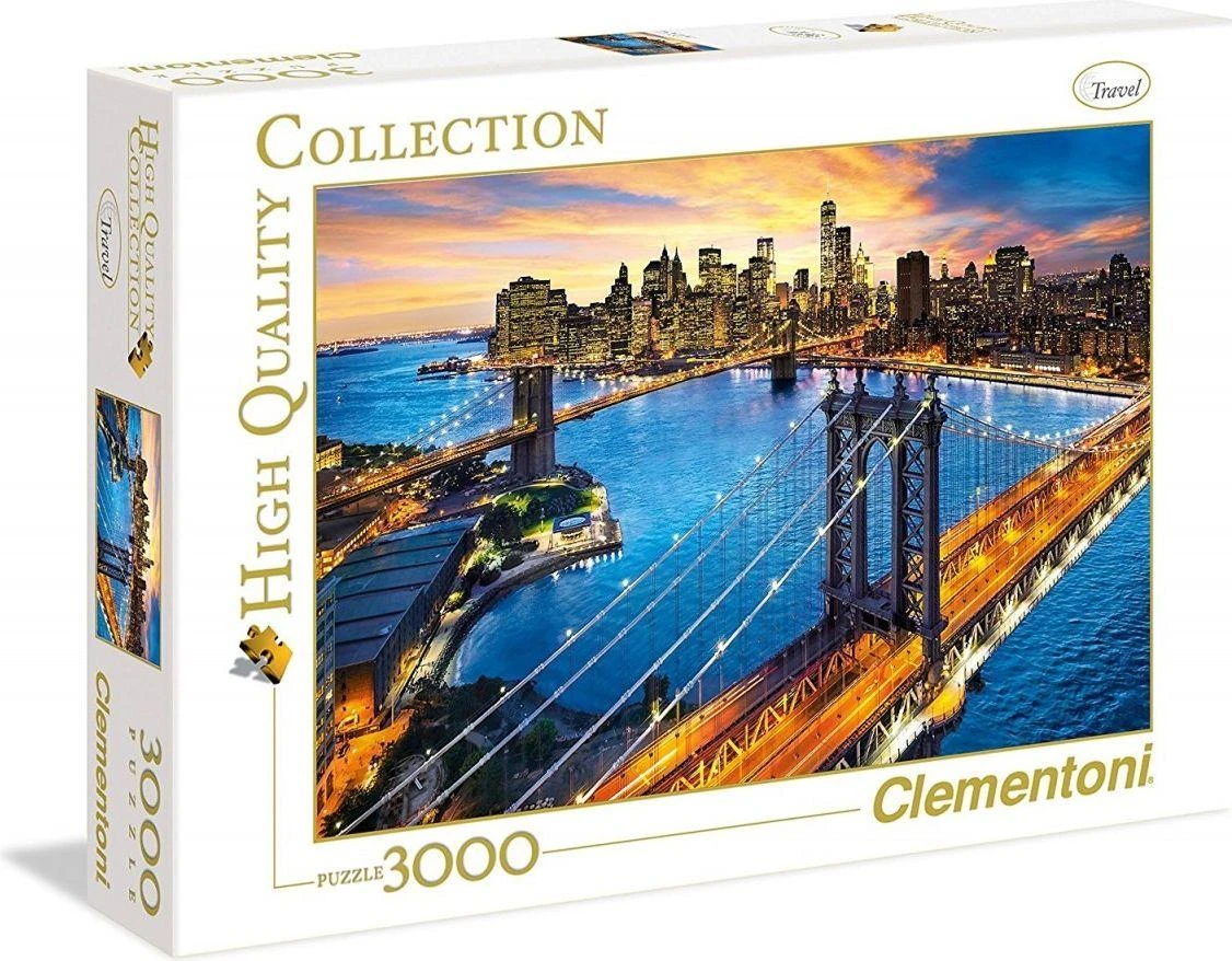 Clementoni Dėlionė 3000 vnt. - Niujorkas (New York)
