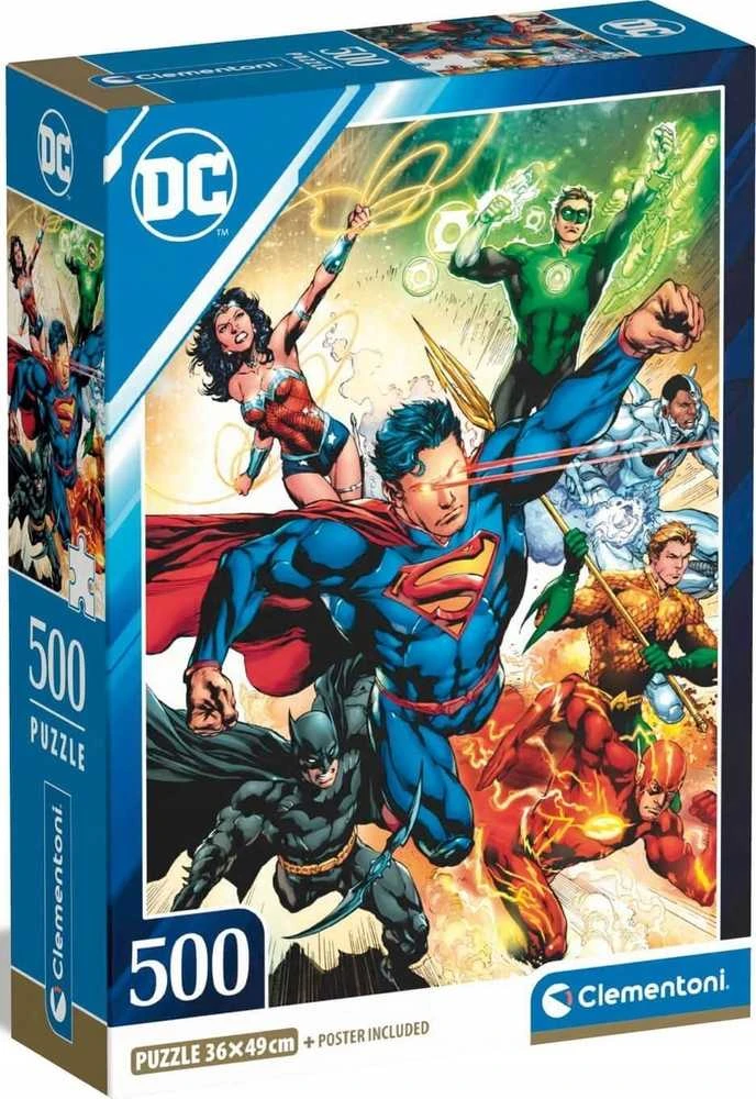 Clementoni Dėlionė 500 vnt. - DC komiksai