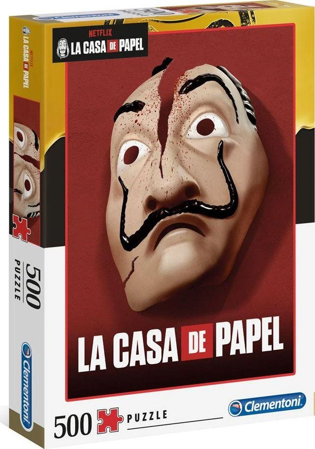 Clementoni Dėlionė 500 vnt. - Netflix La Casa de Papel