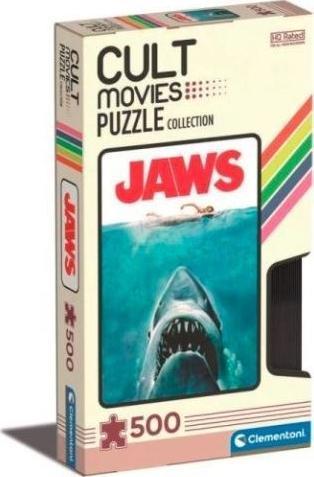 Clementoni Dėlionė 500 vnt. - Nasrai (Jaws) aprašymas - Prekės nuotrauka