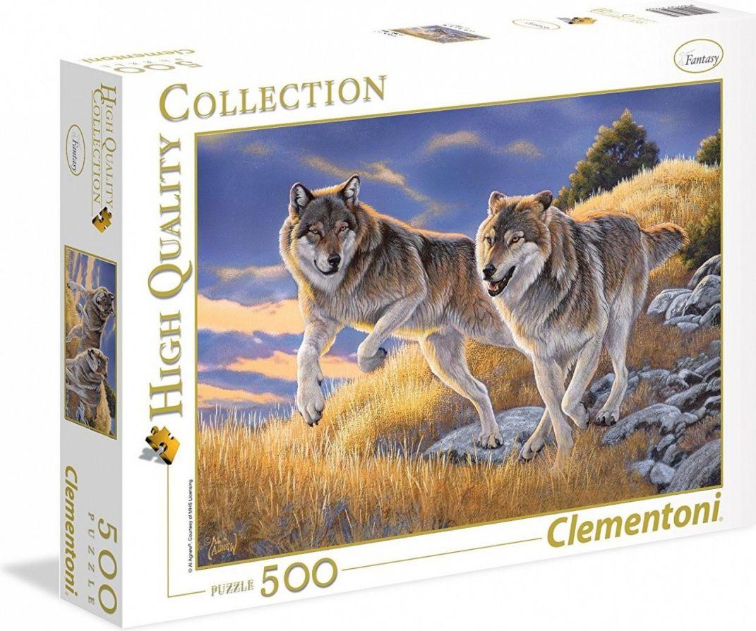 Clementoni Dėlionė 500 vnt. - Vilkai aprašymas - Prekės nuotrauka
