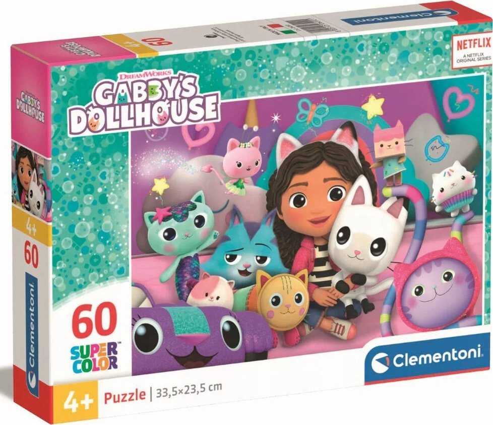 Clementoni Dėlionė 60 vnt. -  Gabby's Dollhouse
