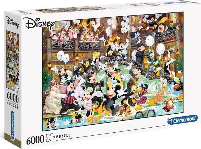 Clementoni Dėlionė 6000 vnt. - „Disney Gala“ aprašymas - Prekės nuotrauka