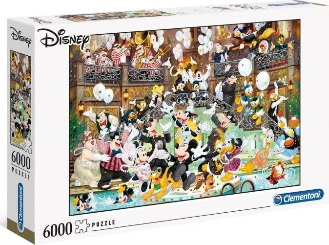 Clementoni Dėlionė 6000 vnt. - „Disney Gala“ aprašymas - Prekės nuotrauka