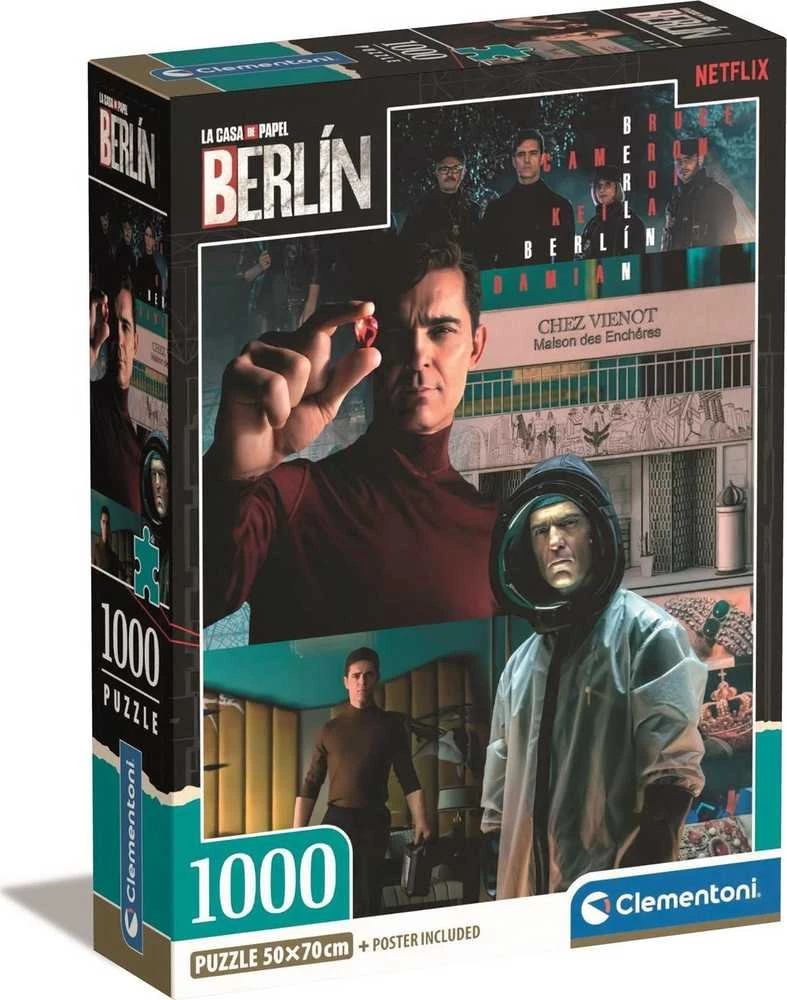 Clementoni Dėlionė 1000 vnt. - Netflix Berlin