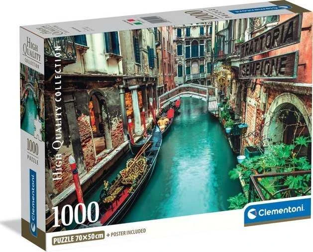 Clementoni Dėlionė 1000 vnt. - Venecijos kanalas