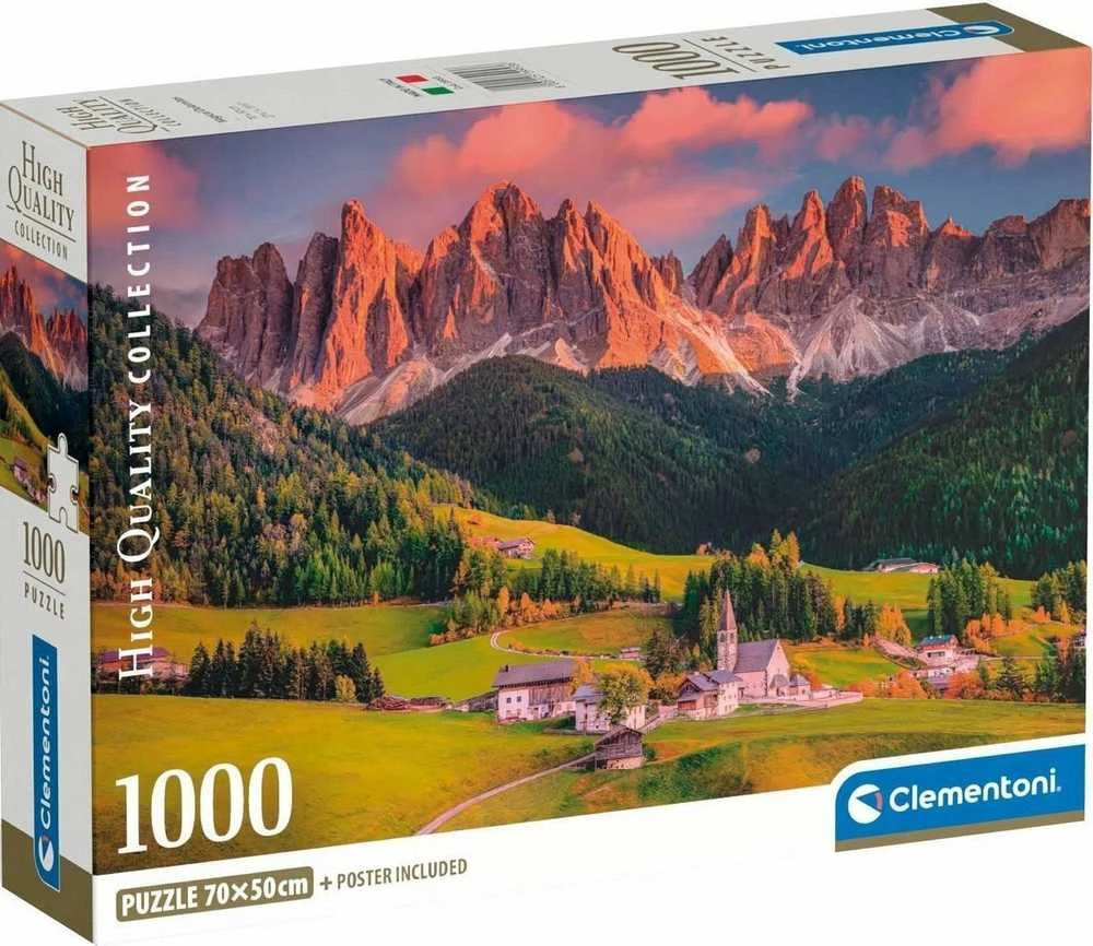 Clementoni Dėlionė 1000 vnt. - Dolomitinės Alpės