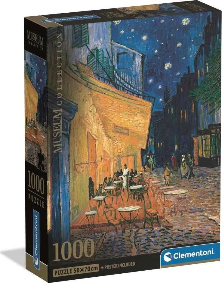 Clementoni Dėlionė 1000 vnt. - Vincentas van Gogas: Kavinės terasa naktį