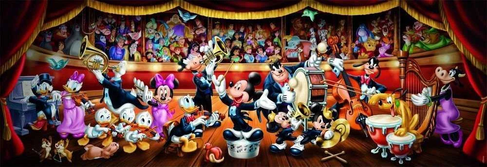 Clementoni Dėlionė 1000 vnt. - Disney orkestras