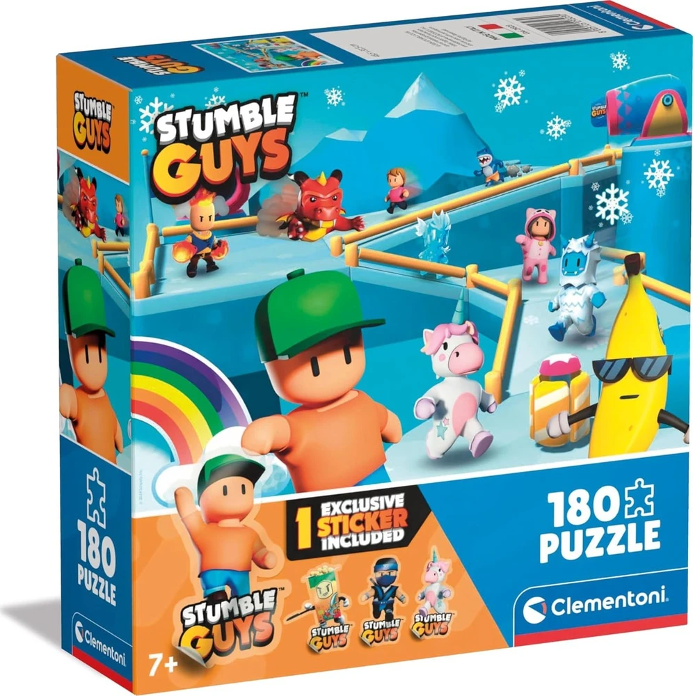 Dėlionė Clementoni CLE puzzle 180 Impossible Stumble Guys 29323