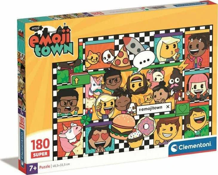 Clementoni Dėlionė 180 vnt. - Emoji Town