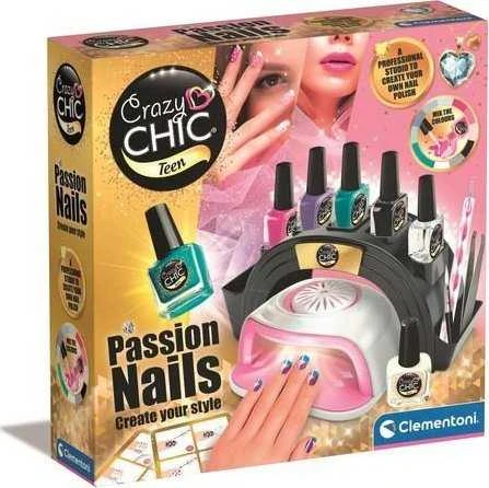 Manikiūro rinkinys Clementoni Crazy Chic 50852 vaikams nuo 8 metų