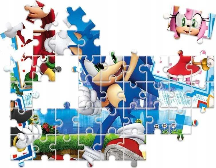 „Sonic the Hedgehog“ personažų 4 viename žaidimų kolekcija „Clementoni“