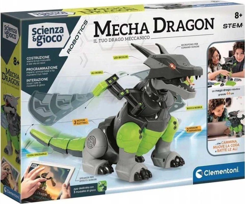 Robotikos konstravimo rinkinys - Mecha Dragon - Clementoni 50682
