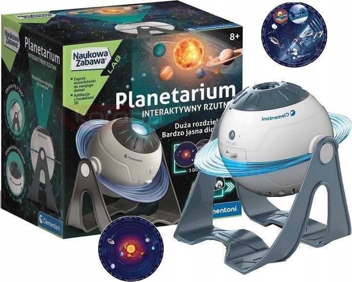 Mokslinės pramogos, Interaktyvus planetariumo projektorius - Clementoni 50871