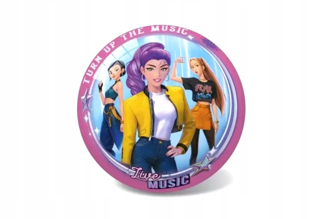 Clementoni Žvaigždžių Piki ŽVAIGŽDĖS kamuolys 23 cm K-POP muzika 11/3353 33531