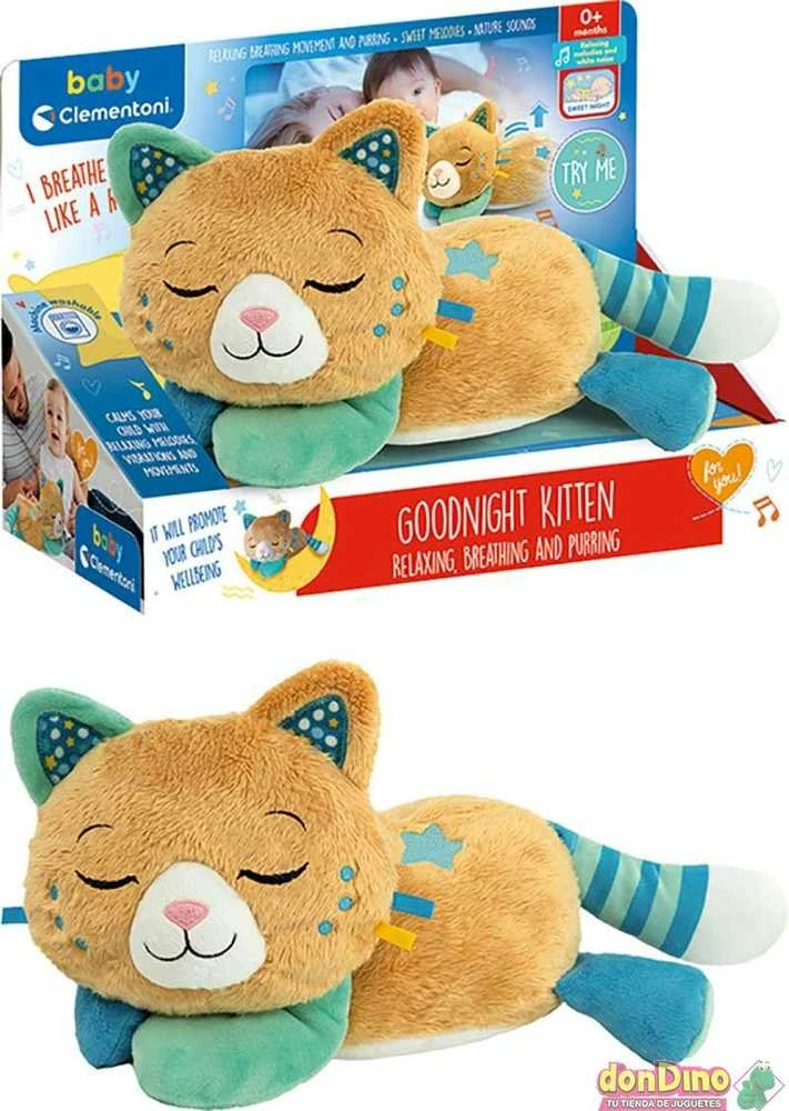 Žaislinis gyvūnas Clementoni Goodnight Kitten 17969
