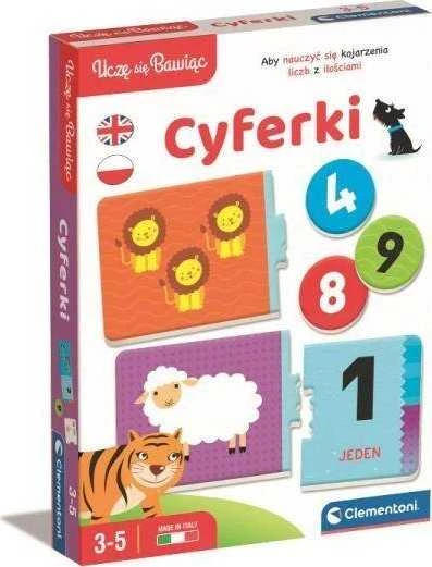 Edukacinis žaidimas Skaičiai Lenkų kalba Clementoni 50767