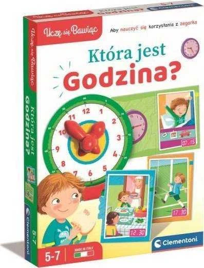 Dėlionė Edukacinis žaidima Kiek dabar valandų? lenkų kalba Clementoni 50771