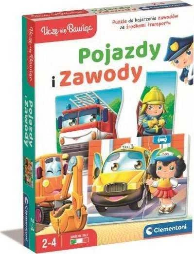 Dėlionė Edukacinis žaidimas „Transportas ir profesijos“ Clementoni 50765