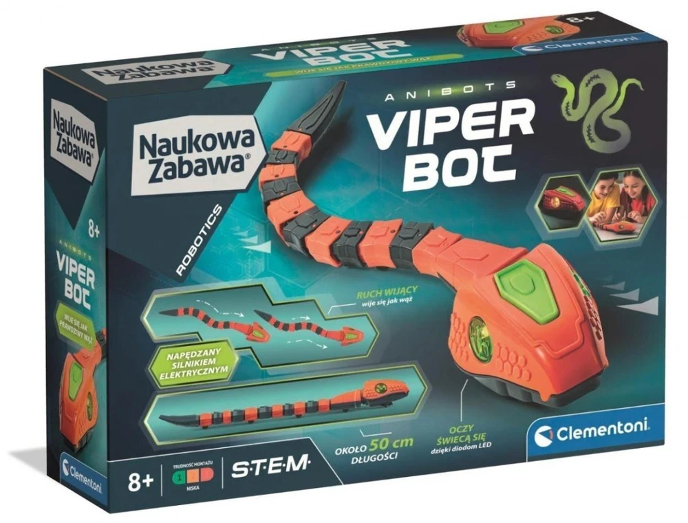 Clementoni Zabawki Clementoni Žaislai CLE Naukowa zabawa Viper robot 50453