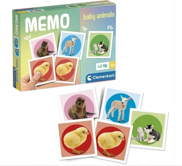 Dėlionė Clementoni atminties žaidimas Memo "Baby Animals"