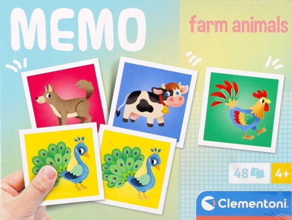Clementoni atminties žaidimas Memo "FarmAnimals"