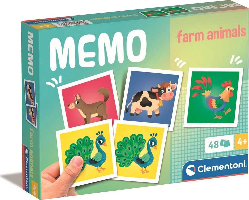 Clementoni atminties žaidimas Memo "FarmAnimals"