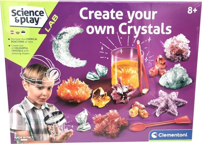 CLEMENTONI SCIENCE mokslinis rinkinys Cristals (LT, LV, EE), 50369
