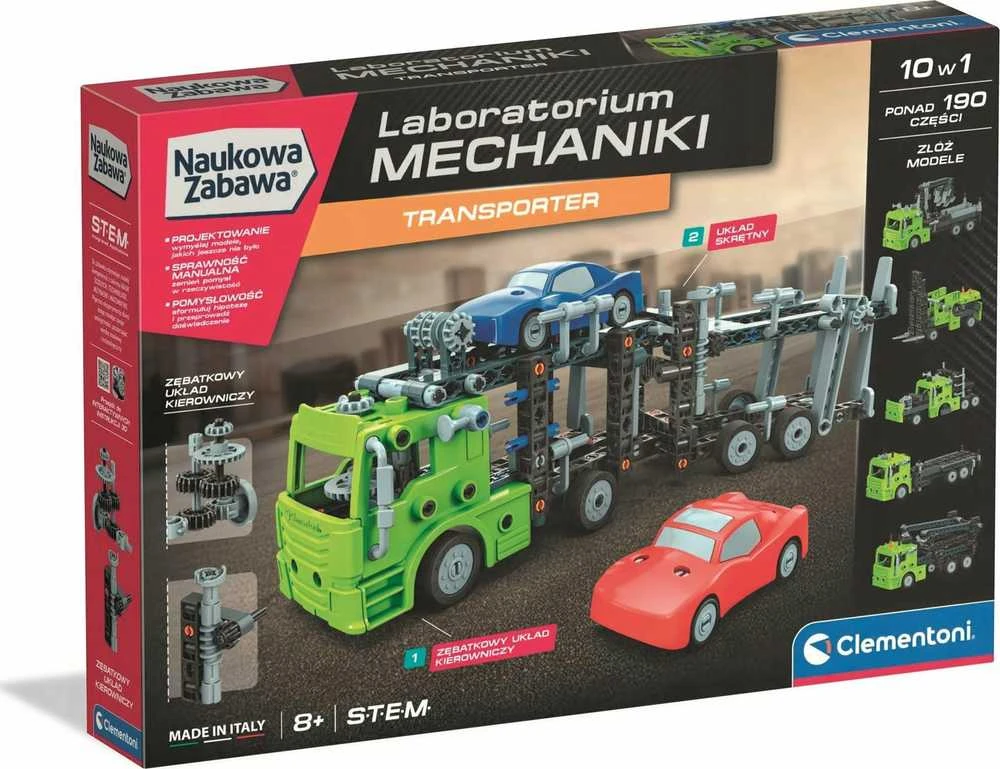 Clementoni Mechanikos laboratorija Transporteris