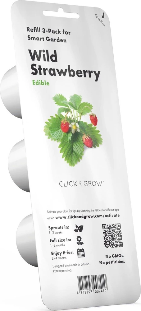 Click And Grow Click&Grow Sėklų kapsulės Smart Soil Braškė 3 pak.