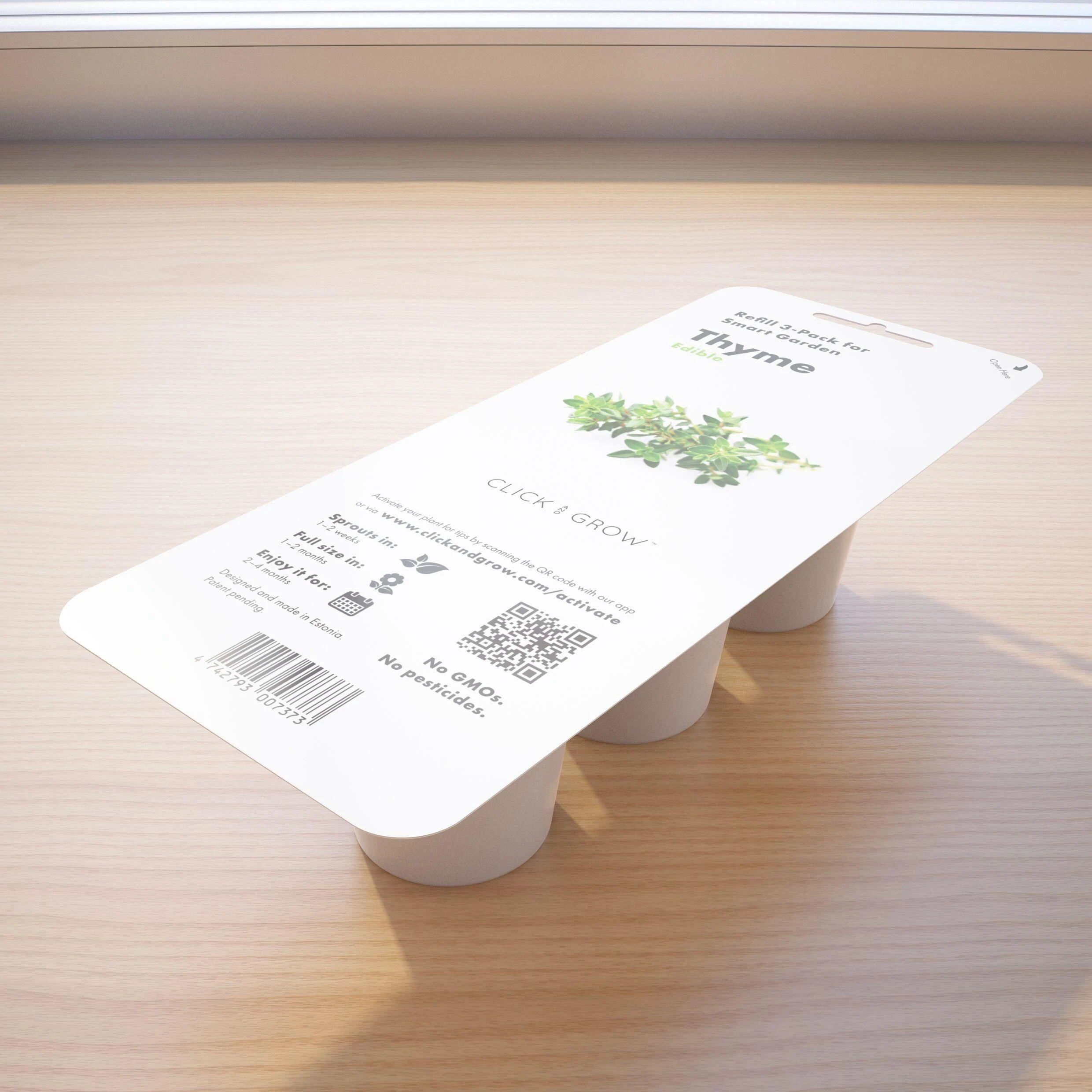 Click and Grow Smart Home 3 vnt. papildymas - čiobrelių sėklos
