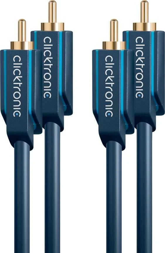 Premiumcord ClickTronic HQ OFC kabeliai 2x Cinch - 2x Cinch RCA, M/M, 10m