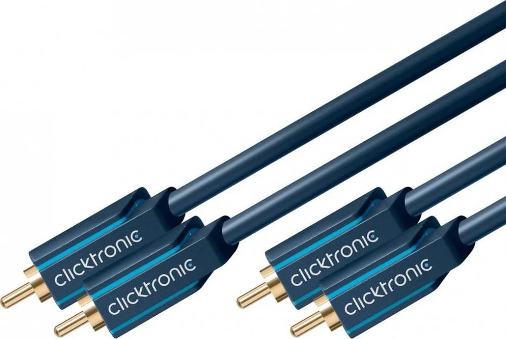 Premiumcord ClickTronic HQ OFC kabeliai 2x Cinch - 2x Cinch RCA, M/M, 10m