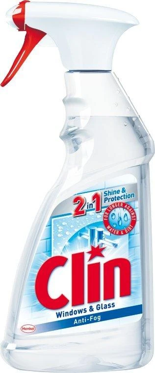 Langų valiklis CLIN Streak Free Windows & Mirrors Anti-Fog, 500 ml