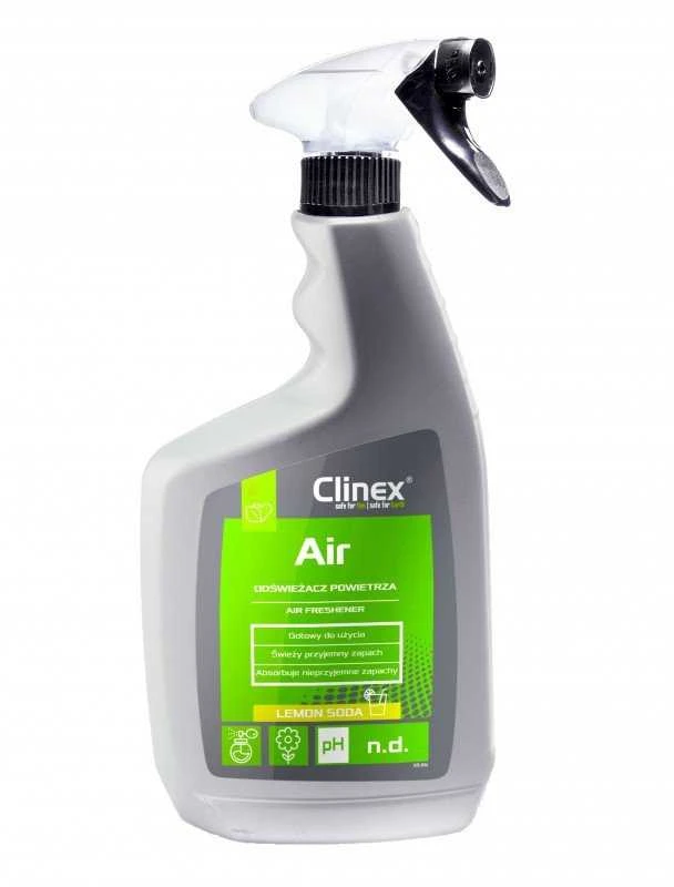 Veiksmingas oro gaiviklis, purškiamas ant paviršių CLINEX Air - Citrininė soda 650ML