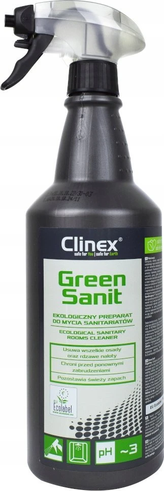 Clinex „Žalias Sanit“ vonios kambario valiklis 1 l