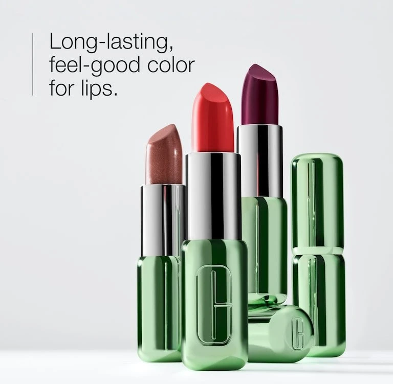 Clinique Pop Longwear matiniai lūpų dažai Peony Pop 3, 9 g