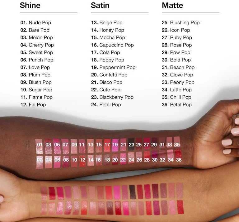 Clinique Pop Longwear matiniai lūpų dažai Peony Pop 3, 9 g
