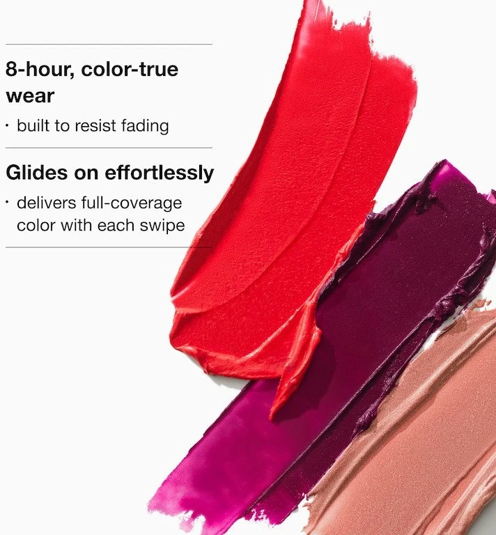 Clinique Pop Longwear matiniai lūpų dažai Peony Pop 3, 9 g
